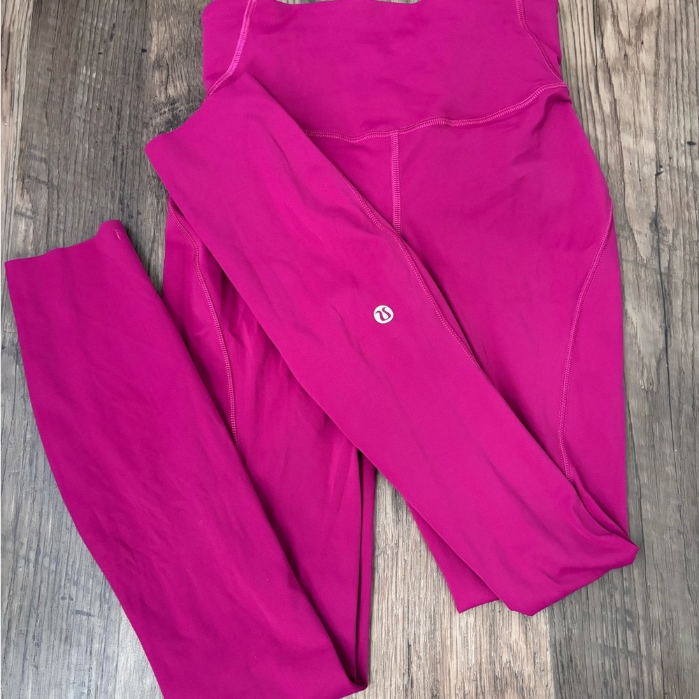 Lululemon pomegranate speed up leggings